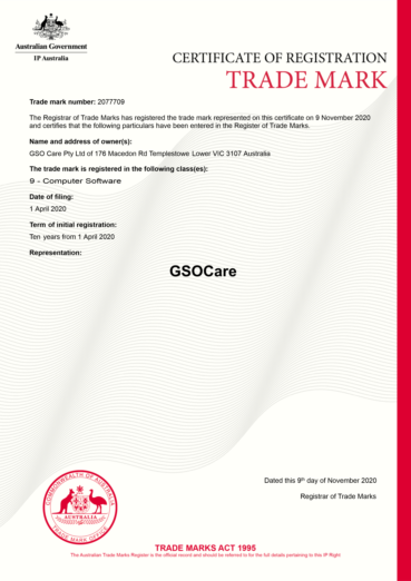 GSO Care Trade Mark